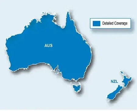Topographic Maps-Australia & New Zealand - ON Micro SD Card
